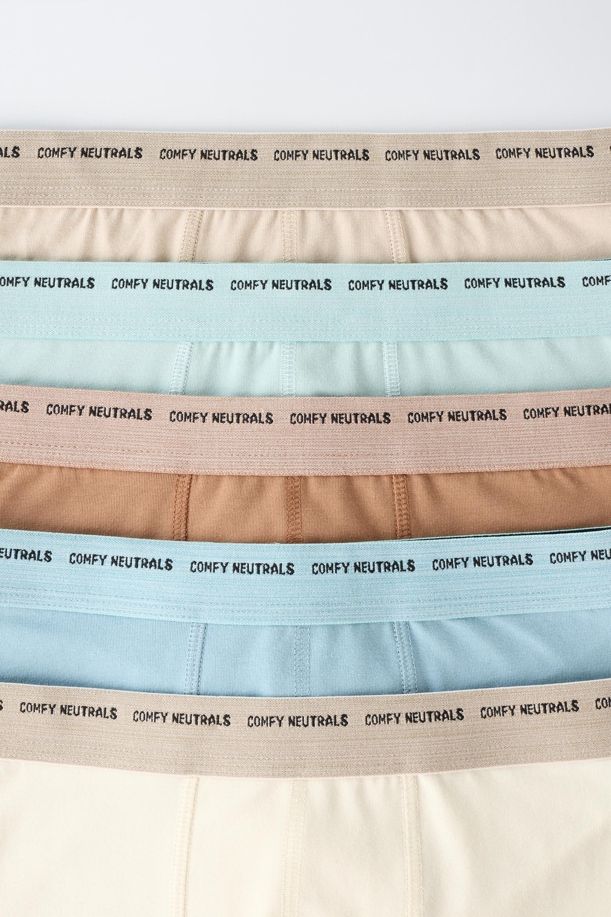 6-14 YEARS/ FIVE-PACK TEXT BOXERS